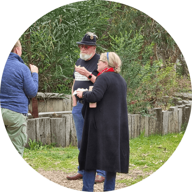 Participants in conversation